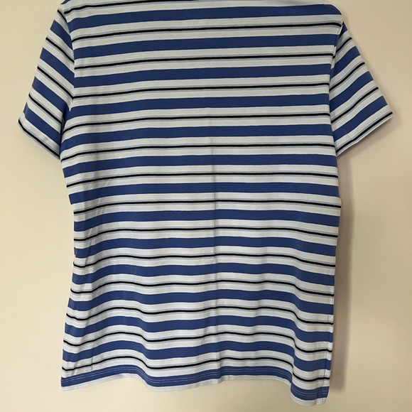 Blue striped cotton t-shirt - Picture 3 of 3